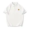 Ropa de Hombre Xintang Camisa polo de manga corta fina de verano para hombre, camiseta de color liso, top fino de manga corta con cuello camisero para hombre
