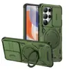 Nueva funda de teléfono de comercio exterior, adecuada para Samsung S26 Ultra, funda protectora 2 en 1 con ventana deslizante y soporte de 360 grados, también compatible con S27u