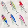 Wanhe Macaron Placa de Hierro Escama de Pez Señuelo Cebo Tres Anzuelos Equipo de Pesca 7G10G15G20G25G30G Señuelo Artificial