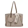Bolsa de Ombro para o Dia a Dia Texturizada Grande Capacidade Feminina Versátil Bolsa Tote Estampada Tendência Exportação 2025 Novo Estilo