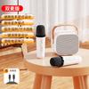 Microfone Bluetooth Audio K-song integrado ao ar livre sem fio cantando casa crianças mini som com microfone