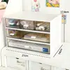 Caixa Organizadora de Gavetas Combinadas Caixa de Armazenamento de Grande Capacidade Empilhável Caixa Organizadora para Quarto de Dormitório Armazenamento de Escritório Armazenamento de Cosméticos