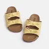 Sandalias de Verano para Niñas 2026 Nuevas Sandalias de Suela Gruesa Modernas Casuales Versátiles para Exteriores Zapatillas con Cordones