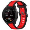 Para Jiaming Forerunner165 Pulseira de Silicone 20mm Pulseira de Textura de Duas Cores 22mm Correia Oficial