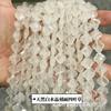 Pedra natural ametista em pó cristal quatro- folha trevo contas soltas semi-acabado diy acessórios antigos acessórios para o cabelo cross-border atacado