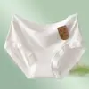 Ropa Interior de Seda Helada de Verano para Mujer de Cintura Media Sin Costuras Pantalones de Máscara de Seda Pantalones Briefs Sexys de Chica Estudiante Japonesa