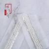 Malla Bordada a Máquina Perlas Strass Cuentas de Arroz Perlas Tubulares Encaje Accesorios de Ropa DIY Accesorios de Boda