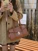 2026 Nueva Bolsa de Hombro Coreana Ins de Nicho para Otoño e Invierno con Textura Casual Retro y Sensación de Lujo Ligero, Bolso de Mano y Bolso Cruzado para Mujer