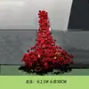 Mesa de Simulación Flores Sensación de Alta Gama Flores Colgantes de Simulación Decoración de Boda Flores de Cascada Arreglo de Flores para Mesa de Restaurante Cumpleaños Flor de Tira Larga Enredadera de Flores