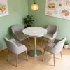 Mesa de Jantar em Ardósia, Conjunto de Mesa e Cadeiras de Luxo Leve Comercial para Hotel, Restaurante, Cantina, Café, Chá de Leite, Lanches, Restaurante de Fast Food