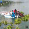 Barco de corte totalmente automático com motor diesel de potência barco de salvamento de lixo equipamento de limpeza de água Barco de colheita de palheta