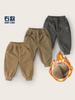 Pantalones Largos Forrados de Pana para Niño Ropa de Invierno Pantalones de Algodón Cálidos Engrosados Ropa de Otoño e Invierno Ropa para Bebé y Niño