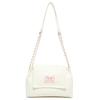Moda Bordada Borboleta Bolsa Feminina 2024 Primavera e Verão Nova Grande Capacidade Elegante Corrente Ombro Axilas Bolsa Feminina
