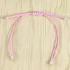 Pulsera semiacabada DIY y cordón de nudo tejido a mano con cuentas y cierre de seguridad, cordón rojo para el año del zodiaco, en stock