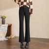 Pantalones de Lana Pequeños Shanli Dadi para Niños Otoño e Invierno Estilo Coreano Holgados Casuales Nuevos Engrosados de Nueve Puntos Micro-lar