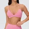 Sujetador deportivo transfronterizo para mujer con almohadillas extraíbles en el pecho, sujetador de yoga, tirantes sexy ajustables, ropa interior de yoga Pilates