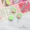 Liga Verde Cor Fofa Urso Laço Garra de Gato Borboleta Flor DIY Pulseira de Mão com Contas Material