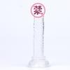 Pênis Falso Feminino Falo Simulação Manual Sugador Falo Mini Pequeno Modelos de Cristal Aparelho de Penetração para Masturbação Feminina