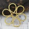 Accesorios de joyería hechos a mano: pendientes, pulseras, collares, horquillas de cobre, bobinas giratorias, oro auténtico de 24 quilates, A639