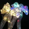 Laço de Fita de Natal com Luzes Decoração de Árvore de Natal Festa Arranjo de Cena Festiva Laço com Iluminação LED