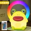 Luz de Noche Personalizada de Silicona con Animales de Dibujos Animados, Luz Ambiental LED Sensible al Tacto Protectora para los Ojos, Prototipado Rápido, Luz con Sensor Recargable