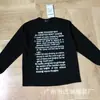 Erd Americano Melancólico Rico Segunda Generación Holgado Casual Versátil Diseño de Nicho Camiseta Base Otoño e Invierno Camiseta Transfronterizo