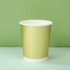 Fábrica em estoque copo de papel descartável 280ml café bebida quente copo de teste empresa escritório copo de papel espesso descartável