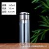 Fabricantes de una variedad de tazas de vidrio de doble capa opcionales para automóviles, para hombres y mujeres, con aislamiento de oficina, de apertura rápida, con separación de té y tapa múltiple.