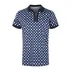 Roupas Masculinas de Comércio Exterior Europeu e Americano, Polo Masculino de Zíper com Estampa 3D de Cor Sólida Mais Vendido da Amazon