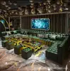 Cabina de Bar, Sofá KTV, Discoteca, Salón de Baile, Taberna, Bar Lounge, Salón Privado de Restaurante, Cabina en Forma de U, Juego de Mesa de Café
