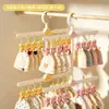 Novos pregadores de roupa de dupla camada em formato de nuvem para secar roupas íntimas, meias e roupas de bebê; multi-braçadeira, alta capacidade de carga, adequado para chapéus e meias; disponível para dropshipping