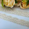 Encaje Blanco Hilo de Algodón Encaje Accesorios Decorativos Fabricante Hecho a Mano DIY Ropa Textil para el Hogar Falda de Muñeca Accesorios de Encaje