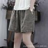 Shorts de verano para mujer nuevos shorts de algodón y lino para mujer ropa exterior talla grande holgados cintura alta pantalones casuales coreanos pantalones de pierna ancha verano para mujer
