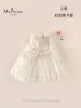 Nueva Colección de Otoño: Vestido de Niña Clase A para Bebé, Amigable con la Piel, Cómodo, Transpirable, de Manga Larga, Vestido de Tul Patchwork para Bebés