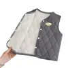 Nuevo Chaleco Mágico Térmico Engrosado para Uniforme Escolar de Otoño e Invierno para Niños y Niñas, Adecuado para Niños Mayores