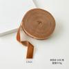 Cinta de Terciopelo Navideña Transfronteriza, Gruesa y Sin Pelusa, Cinta de Moño para Decoración de Árbol de Navidad DIY, Cinta para Envolver Regalos