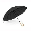 Estilo Ins Liso Cabo Longo Chuva ou Sol Pequeno Fresco 16 Ossos Adereço de Tiro Guarda-chuva à Prova de Vento e Chuva Elegante
