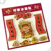 Ímã de Geladeira Magnético de Acrílico Personalizado Tendência Nacional 2026 Ano Criativo do Cavalo Couplet Xiaoxin Desenho Animado Fofo Estoque Pronto