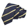 Bestseller transfronterizo, corbata estrecha para hombre de 6 cm, corbata de rayas casual, corbata para hombre hecha a medida, al por mayor en stock, muestra disponible en 7 días