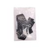 Correa Fija de Seguridad para Muebles Marco de Escalada para Gatos con Bolsa de Herrajes Antivuelco Correa Antivuelco Negra Perforada Resistente al Desgaste para Uso en el Hogar