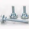 Tornillos de Ajuste Manual Galvanizados de Cabeza Plana Grande Tipo Escalonado Moleteados de Cabeza Alta Gb834 M3M4M5M6M8M10
