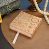 Caja de Cajón de Empaque de Papel para Joyería de Herencia Estilo Palacio, Caja Deslizable para Pulsera de Cuentas Budistas, Caja de Suspensión de PE Antioxidación