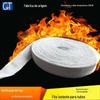 Cinta Isolante para Tubo de Escape 25-150mm Resistente a Alta Temperatura Fibra Cerâmica de Silicato de Alumínio Cinta à Prova de Fogo Anti-Escaldante e à Prova de Fogo Classe a