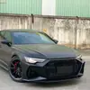 Adequado para Modelos 19-26 do Audi A6L Modificação e Upgrade do Para-choque Dianteiro para Para-choque Dianteiro Rs6, Grade Dianteira, Spoiler Dianteiro