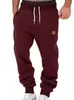 Pantalones Deportivos Casuales de Manga Corta para Hombre Amazon Transfronterizo 2025 Otoño e Invierno Color Sólido Modernos Joggers Holgados Estilo Europeo y Americano