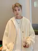 Chaqueta Cardigan Tejida de Suéter Directo de Fábrica 2026 Estilo Otoño Invierno para Hombre Adolescente con Capucha Cremallera Estilo Perezoso