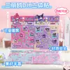 Auténticas Pegatinas Sanrio DIY de Kuromi de Dibujos Animados Tridimensionales, Pegatinas Divertidas para el Cuaderno de Materiales Divertidos de Niños