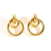 Aretes geométricos de acero de titanio para comercio exterior transfronterizo de Europa y Estados Unidos, retro, nueva tendencia, temperamento de alto sentido, aretes que combinan con todo, aretes de personalidad
