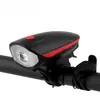Luz de Bicicleta con Bocina de Alto Decibelio 7588, Luz Frontal Recargable por USB para Bicicletas de Montaña Infantiles, Accesorio de Alta Luminosidad para Ciclismo Nocturno