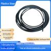 Tubo de silicone antiestático preto não cai tubo de enrolamento de silicone ESD preto antiestático permanente preto